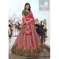 Royal Vrindavan vol_51 Lehenga Silk Pink