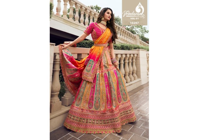 Royal Vrindavan vol_51 Lehenga Silk Designer 2