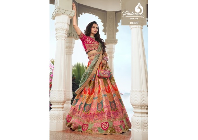 Royal Vrindavan vol_51 Lehenga Silk Designer 4