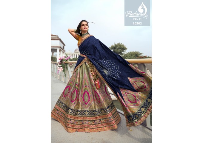 Royal Vrindavan vol_51 Lehenga Silk Designer 8