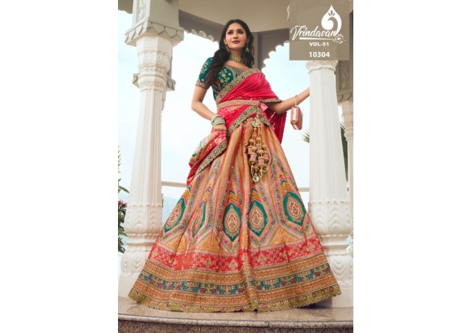 Royal Vrindavan vol_51 Lehenga Silk Designer 9