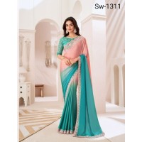 Sandalwood 13th Edition Soft Satin Silk , Fancy Fabric and Bangalori Silk Blouse 1311